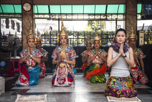 the Erawan Shrine - Bangkok